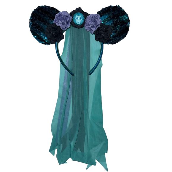 Disney Ears Headband Minnie Mouse The Main Attraction Haunted Mansion nwot